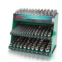 TOPTUL TBAB0300, GAAY0002, GAAY0004 - 242PCS 1/2inch DR. Socket Shelf Set
