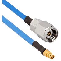 Amphenol SV Microwave FSSMPM-085-MS24-120 RF Cable Assemblies SMPMStraight F 2.4mmStraight M 12"Cable