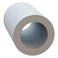 Essentra Components 13RSSR0039 Round Round Spacer, .166 ID, .250 OD, .406 Length