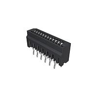 Amphenol FCI HLW12S-2C7LF Board Mount 1.00mm Flex Connectors, HLW-S series, 12 Position, Top Entry Non-ZIF Connector, 1mm (0.039inch) Pitch, Kinked Terminal