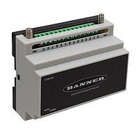 Banner Engineering DXM100-S1 PLC Controllers DXM100 Modbus Slave Device; I/O Base Board Only; Inputs: 4 Universal; Outputs: 4 NMOS Discrete, 2 Selectable Analog, 2 Switched Power, 1 Courtesy Power; RS485