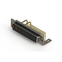 EDAC 630-43W2250-1N4 Mixed Contact D-Sub Connectors Right-angle Power Combo D-Sub Connector