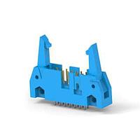 AMP Connectors - TE Connectivity 2-5499206-2 Shrouded UNIV HDR 14P VT BLU LARGE LATCH