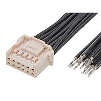 Molex 221956-1124 Discrete Wire iGrid-to-Pigtail (OTS) Cable Assembly Dual Row 600mm Length 12 Circuits Natural