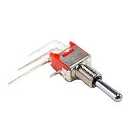 E-Switch 200MSP1T1B1M7QE Toggle Switches SPST ON-ON R/A PC