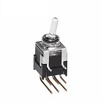 NKK Switches B12JJHC Toggle Switches SPDT ON-ON 0.4VA RED RIGHT ANGLE PC