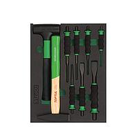 TOPTUL GVB0904 Hammer, Punch & Chisel Set (9 pcs)