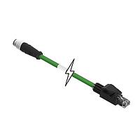 Molex 1201088199 Ethernet Cables / Networking Cables M12-4P(D)-MM-ST/RJ45-M-40M