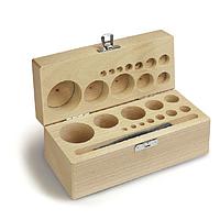 KERN 335-040-200 Wooden box for individual weight sets (For weights ≤200g)