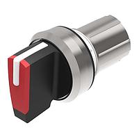 EAO 45-2828.2C20.001 Switch Actuators Selector switch actuator 2 positions red 0-main 90? short lever front/housing metal