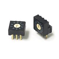 E-Switch DR3MH-10R-B Rotary Switches 10 Pos 3x3 Terminal Pattern, Surface Mnt