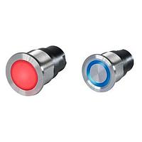Schurter 3-101-399 Capacitive Touch Switches 16mm METAL RING ILUM MULTICOLR STANLS STL