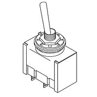 Mountain Switch 108-MS550K Toggle Switches TOGLE MDGT SPST SLV
