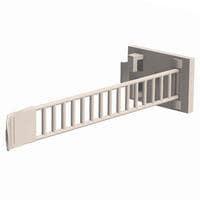 Essentra Components NM22LCC0812 Cable Ties Ladder Cable Clamp, Adhesive, .866 Bundle Dia