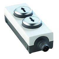 RAFI 1.22.242.242/0000 Double Button E-Box M12 Gray 4-pin