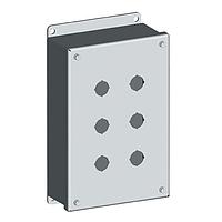 OMEGA SCE-6PBVLI NEMA 12 Steel Pushbutton Enclosures for 22 & 30.5 mm Push Buttons