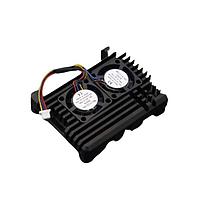 DFRobot FIT0979 Dual Fans Metal Case Dual Fans Metal Case for Raspberry Pi 5 Single Board Computer