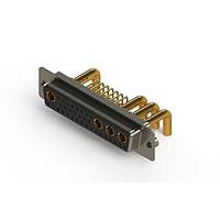 EDAC 630-36W4650-4NA Mixed Contact D-Sub Connectors Right-angle Power Combo D-Sub Connector
