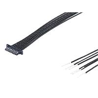 Molex 226392-1084 Power and Signal Cable Assemblies Zero-Hachi Pigtail Cable Assembly, Single Row, Tin  8 Circuits, 600.00mm Black