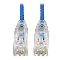 Tripp Lite N201-S8N-BL Cat 6 8IN BLU CAT6 SLIM UTP PTCH CBL