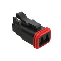 Amphenol SINE Systems AT06-2S-BLK 2-Way 2 Pin Pug BLK