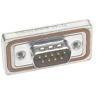 HARTING 09676097675 D-Sub Connectors - Standard Density DSUB IP67 ML STR PCB 9P S4 MET FRAME