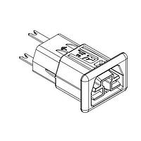 Anderson Power Products 2002N1-BK Housings NOTCHED SOLDER RCPT HSG/0.8MM PANELS