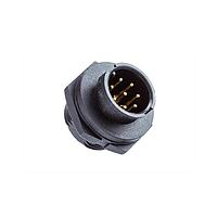 Amphenol LTW BU-12RMMS-SC7001 Standard Circular Connector Ceres, Standard Size, Plastic, 2A, 12 pins, Male Connector, Male Contact, Circular, Screw Thread, Solder, Receptacle, IP67