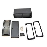 Bud Industries EXN-23363-BK PCB Enclosure Extruded Aluminum Enclosure Black (2.4 X 7 X 3.5 In)