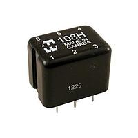 Hammond Manufacturing 108F Pin Terminal Transformers Audio transformer, potted, primary 600 ctohms , secondary 150 ct ohms