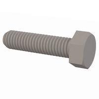 Essentra Components 50M050080J020 Machine Screw Hex Unslotted Bolt, M5 X .8 Thread, 20mm Lg