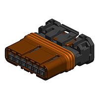 JAE Electronics MX80A06SZ1B Connectors CONN SOCKET HSG 6POS KEY B 2.54MM