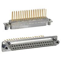 NorComp 172-037-242R031 Receptacle 37P WIRE-WIRE FEMALE .250" NUTS M/S