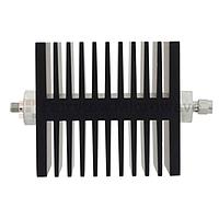 Fairview  SA18SFSM50W-10 10 dB Fixed Attenuator SMA Female To SMA Male Directional Up To 18 GHz Rated To 50 Watts With Black Aluminum Heatsink Body