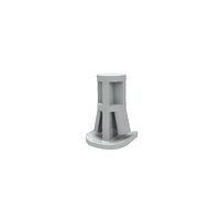 Essentra Components RLCBSB-14-01 Supports CB Spt,Rvrs Mnt,Push Spcr,Nat,14MM