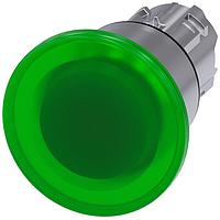 SIEMENS A6X30139836 Mushroom ILLUM. MUSHROOM PUSHBUTTON. 40MM. GREEN