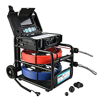 TvbTech 3499F-Dual Sewer Drain Pipe Inspection Camera System (20m cable, Φ14mm: 648x488 Pixel; Φ18mm: AHD 1920*1080)