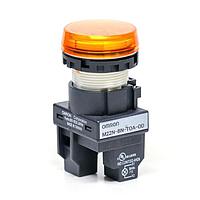Omron Automation and Safety M22N-BP-TWA-YA Panel Mount Indicators / Switch Indicators Projected Yellow 6 VAC/DC