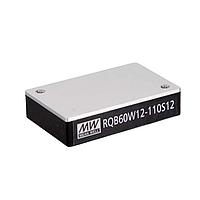 MEAN WELL RQB60W12-110S48 Isolated 60W 14-160Vin 48V 1.25A 1/4 Brick Railway