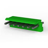 AMP Connectors - TE Connectivity 6-1123723-7 Headers & Wire Housings 3.96 EP HDR ASSY 7P(GREEN)