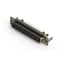 EDAC 628-25W3224-4T5 Mixed Contact D-Sub Connectors Vertical Combo Dsub