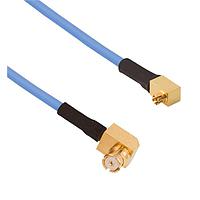 Amphenol SV Microwave FRSMPS-047-FRSMP-180 RF Cable Assemblies SMPS R/A F SMP R/A F 18"Cable