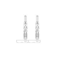 Amphenol LTW SAM12C-02G03 Contacts STAMP ASSEMBLY PIN 20A MPIN 3UinLSE 500