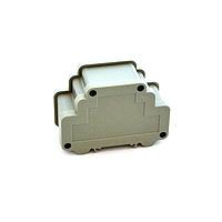 Bud Industries DMX-4777-G DIN Rail DIN Rail Extruded Aluminum Box 3.9 X 1.7 X 2.7"