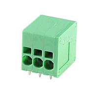 Same Sky (formerly CUI Devices) TBL-0018-350-04GR Fixed Terminal Blocks 4 Poles, Screwless, Vertical, 3.50 Pitch, 24-16 (AWG), Terminal Block Connector