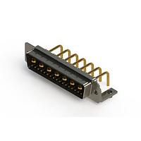 EDAC 629-24W7650-1NB Mixed Contact D-Sub Connectors Right-angle Power Combo D-Sub Connector