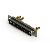 EDAC 627-25W3622-5T1 Mixed Contact D-Sub Connectors Vertical Combo Dsub