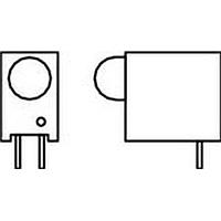 Dialight 551-1207F LED Circuit Board Indicators YELLOW DIFFUSED LOW CURRENT
