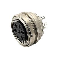 Amphenol Tuchel T 3403 100 Connectors 6 Pin female; Rear Pnl Mnt