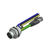 Amphenol CONEC 57-02387 Ethernet Cables / Networking Cables ENP-17-1-FSH2PST4PEDBU4-45S-RS8.33-0,5/0,5/G6/150/034